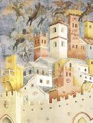 GIOTTO di Bondone The Devils Cast out of Arezzo (mk08) China oil painting reproduction